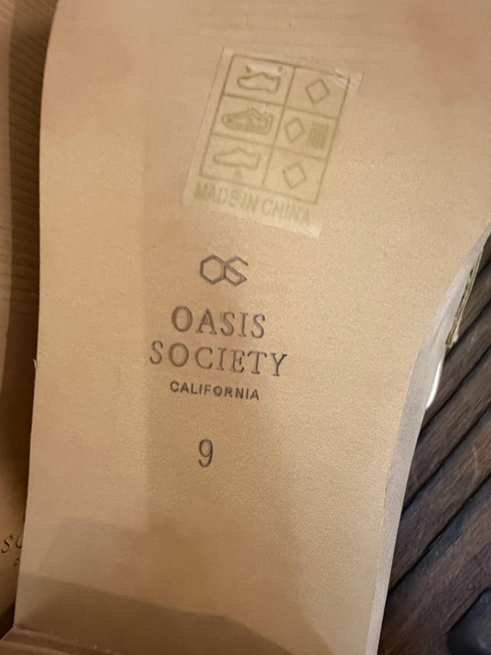 New Oasis Society Soft Tan Penny Loafers - Picture 8 of 8